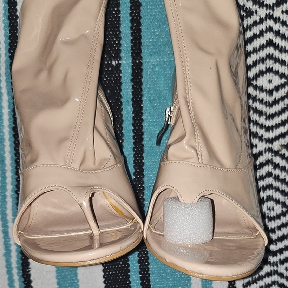 EGO Nude Over the Knee Boots Sz 8 - Picture 3 of 6